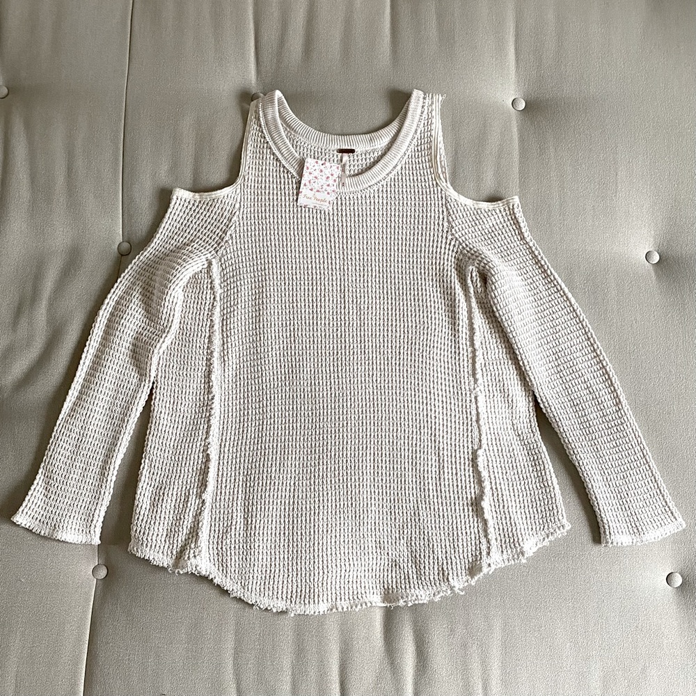 NEW! Free People Cold Shoulder Sweater